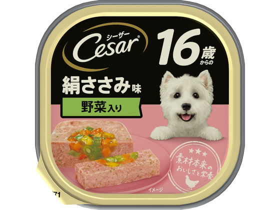 乐天商城 - 【お取り寄せ】マースジャパン シーザー 16歳からの 絹ささみ 野菜入り 100g