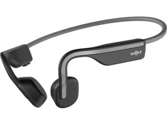 SHOKZ ワイヤレス骨伝導イヤホン OpenMove-Slate Grey AFT-EP-000022