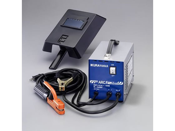 【仕様】●メーカー…育良精機　●型番…IS−H40BF　●入力電圧…AC100V　●使用率…10％　●出力電圧…40A　●定格入力…1．35kW　●定格負荷電圧…22V　●無負荷電圧…35V　●使用溶接棒径…φ1．4〜1．6mm　●本体サイズ…130（W）×225（D）×190（H）mm　●重量…8．0kg　●ケーブル長…・ホルダー付ケーブル16mm2×2m　・アースクリップ付ケーブル16mm2×1m　・電源2mm2×1．9m　●特長…電源100Vコンセントで溶接棒1．6mmまで使用可能。低電流・低電圧用溶接棒を必ずご使用ください。　●標準付属品…・ホルダー付きケーブル2m　・アースクリップ付きケーブル1m　・溶接面／溶接棒数本　●注意…感電の恐れがありますので、必ず接地（アース）をしてください。　●溶接棒5本付き（φ1．6×250mm）　●軟鋼用溶接棒（低電圧用）をご使用下さい。　●アーク溶接機の電源ケーブル先端は端子になっておりますので、用途に応じた電源にお繋ぎ下さい。（アースは必ず接続して下さい）　●使用率とは…溶接機における10分間の内に使用できる割合を表します。例えば、使用率40％であれば、10分間の中で4分間使用可能を意味し、4分間使った後は6分間休ませる必要がある溶接機ということです。【備考】※メーカーの都合により、パッケージ・仕様等は予告なく変更になる場合がございます。【検索用キーワード】エスコ　えすこ　ESCO　Esco　ガス　電気溶接　ロウ付関連工具　交流アーク溶接機　交流溶接機　溶接機　熔接機　AC100V　40A交流アーク溶接機　AC100V　40A　交流アーク溶接機　EA315GA−2A　EA315GA2A　工事用品　溶接用品　育良精機　イクラセイキ　いくらせいき　R725NP