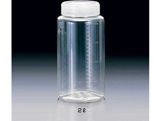 【仕様】●メーカー…サンプラテック　●型番…02017　●容量…2000ml　●胴径…φ121mm　●高さ…246mm　●フタ内径…φ74mm　●目盛単位…100ml　●耐熱温度…60℃　●材質…フタ：ポリプロピレン　本体：K−RESIN　●入数…1個　●広口タイプ　●クリアーボトルは中栓なしでも液漏れはありません。　●中栓を取り外す煩わしい作業をなくし、時間の省力化を実現しました。　●クリアで透明性抜群　●プラスチック可塑剤（DOA・DOP）および酸化防止剤（BHT・BHA）等を使用していませんので、食品用の容器および医療用としても使用できます。【備考】※メーカーの都合により、パッケージ・仕様等は予告なく変更になる場合がございます。【検索用キーワード】エスコ　えすこ　ESCO　Esco　道具箱　腰袋　収納ケース　ツールキャビネット　作業台　棚　袋　容器　瓶型ポリ容器（丸形）　ボトル容器　φ121x246mm　2000ml広口ポリ容器（CLR）　φ121x246mm　2000ml　広口ポリ容器（CLR）　EA508CC−15　EA508CC15　物流保管用品　ボトル・容器　サンプラテック　さんぷらてっく　R927NP