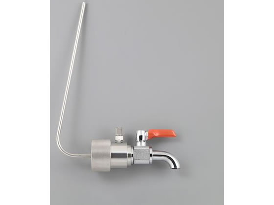 【仕様】●メーカー…アクアシステム　●型番…BVA−40I　●口径（mm）…φ40．8　●材質…バルブ・エルボ：真鍮（クロームメッキ）　取付部：SUS304　パッキン：NBR　●重量…640g　●流路径…φ13mm　●バルブ口径…3／4”　●使用液体…低・中粘度オイル・洗剤・水・ワックス等　●一斗缶用　●一斗缶にねじ込むだけで接続可能です。操作も上部レバーをひねるだけです。　●サーバーのように取り出せる便利な蛇口です。　●缶に穴を開けなくてよい　●脈動せず、スムーズに吐出　●取付簡単、コックを付けたまま保管も可能です。　●缶を横置きし、自重で液を小分けする仕組みです。　●エア抜き付【備考】※メーカーの都合により、パッケージ・仕様等は予告なく変更になる場合がございます。【検索用キーワード】エスコ　えすこ　ESCO　Esco　オイル　グリース用関連用品及び工具　部品　燃料携行缶　オイル専用安全容器　缶　ペール缶用コック　一斗缶コック　一斗缶用コック　φ40．8mm一斗缶用コック（脈動防止）　φ40．8mm　一斗缶用コック（脈動防止）　EA991JX−11　EA991JX11　物流保管用品　ボトル・容器　アクアシステム　あくあしすてむ　R104NS一斗缶からの液体の小分けにサーバーのように取り出せる便利な蛇口