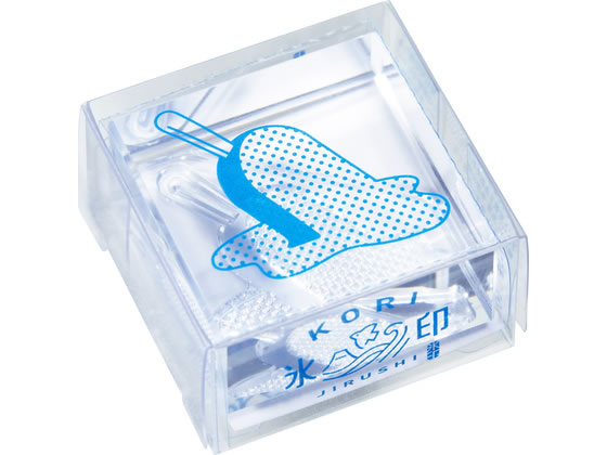 【商品説明】狙ったところにぴったり捺せる透明スタンプ「氷印」にカラーアクリルと3個セットが新登場しました。すべてのパーツが透明で作られているので、上から印面を直接見ながら細かく位置を調整してスタンプできます。手帳やギフトカードなど、こだわりたいデコレーションも思いのまま。インク色や組合せを変えると楽しみ方もぐっと広がります。【仕様】●外形寸法：約W33×D33×H18mm●質量：約20g●主な材質：アクリル、ゴム【ご使用上の注意】お子様やペットの手の届かないところに保管してください。溶剤性インクやクリーナーを長時間つけておくと変質する恐れがあります。ゴムパーツが剥がれた場合は接着面の汚れを取り、再びアクリルに接着させて数時間置いておくと再度吸着します。アルコールを使用してのふき取りはおやめください。直接日光の当たる場所や、高温・多湿の場所での使用または保管はしないでください。商品の見直しなどのため、仕様・価格・デザインその他は予告なく変更する場合があります。商品の色は実際の色とは異なって見えることがあります。【備考】※メーカーの都合により、パッケージ・仕様等は予告なく変更になる場合がございます。【検索用キーワード】kingjim　キングジム　きんぐじむ　氷印（トロケタアイス）　氷印　HITOTOKI　ヒトトキ　透明　クリア　アクリル　ゴム　手帳　デコ　メッセージカード　DIY　透明スタンプ　スタンプ　ハンコ　スタンプセット　ハンコセット　氷印　コオリジルシ　こおりじるし　トロケタアイス　とろけたあいす　CLSA33−014　CLSA33014　1個　スタンプ　デコレーションスタンプ　R336NWクリアな素材で使いやすい