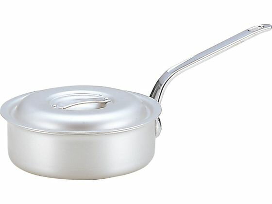 【レビュー投稿で100円OFFクーポン】【お取り寄せ】北陸アルミ 業務用 マイスターアルミ浅型片手鍋18cm 寸胴鍋 鍋 フライパン 厨房 キッチン