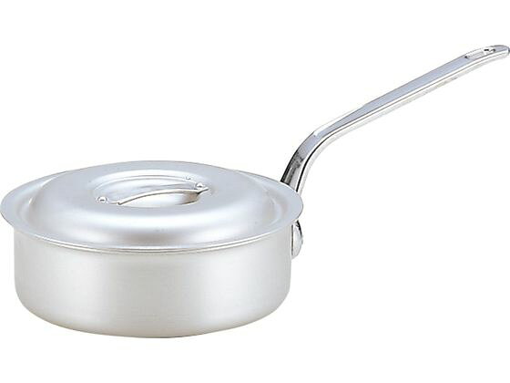 【レビュー投稿で100円OFFクーポン】【お取り寄せ】北陸アルミ 業務用 マイスターアルミ浅型片手鍋21cm 寸胴鍋 鍋 フライパン 厨房 キッチン