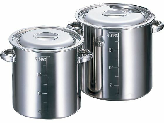 【マラソン限定★2,000円クーポン＆ポイント2倍】送料無料【お取り寄せ】赤川器物 AG18-8 目盛付寸胴鍋 手付 36cm 寸胴鍋 鍋 フライパン 厨房 キッチン