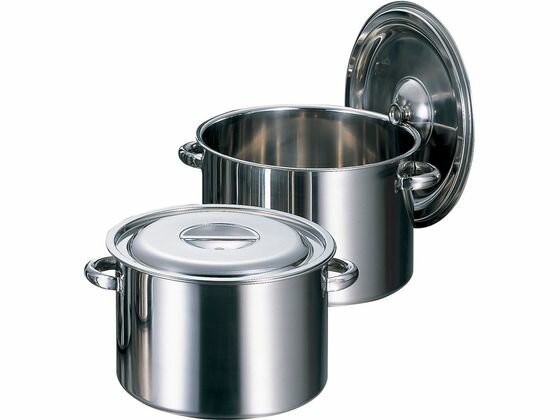 【レビュー投稿で100円OFFクーポン】送料無料【お取り寄せ】赤川器物 AG18-8 半寸胴鍋 39cm 寸胴鍋 鍋 フライパン 厨房 キッチン