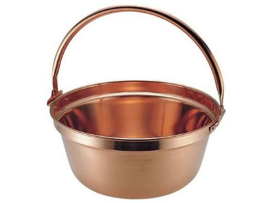 【レビュー投稿で100円OFFクーポン】【お取り寄せ】MT 銅 山菜鍋 (吊付) 33cm 両手鍋 外輪鍋 円付鍋 片手鍋 鍋 フライパン 厨房 キッチン