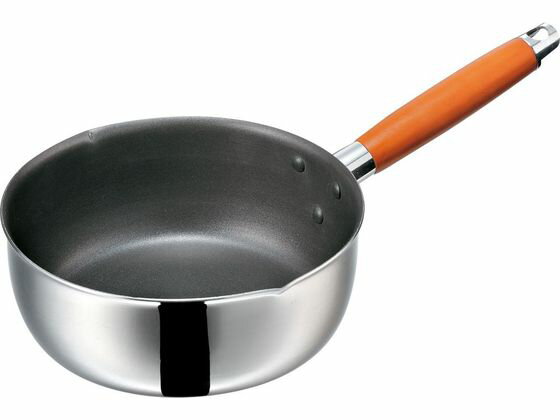 Ih/Gas Compatible - 【マラソン限定★2,000円クーポン＆ポイント2倍】【お取り寄せ】MTI IH二層鋼フッ素 雪平鍋 16cm HSNS1605 雪平鍋 親子鍋 矢床鍋 鍋 フライパン 厨房 キッチン