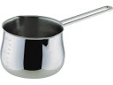 【スーパーSALE★クーポン&11日9:59迄ポイント2倍】 【お取り寄せ】18-8共柄ミルクパン 12cm 800ml目盛付 両手鍋 外輪鍋 円付鍋 片手鍋 ...