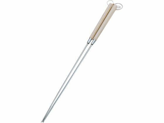 【お取り寄せ】インテックカネキ 木柄 揚げ箸 (天ぷら箸) 42cm 揚箸 天ぷらバット ゆで麺鍋 小物 フライパン 厨房 キッチン テーブル