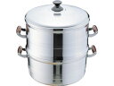 【レビュー投稿で100円OFFクーポン】送料無料【お取り寄せ】北陸アルミ 長生セイロ 竹スノコ付 二重 30cm 蒸し器 セイロ 鍋 フライパン 厨房 キッチン