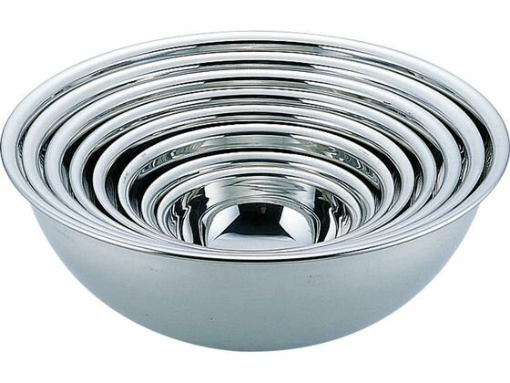 【店内全品ポイント2倍★28日9:59迄】【お取り寄せ】77印 18-0 ステンレスボール 27cm ボウル ザル パット 厨房 キッチン テーブル