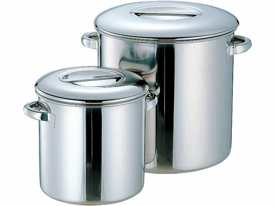 【レビュー投稿で100円OFFクーポン】【お取り寄せ】本間製作所 KO19-0 深型丸キッチンポット 22cm (手付) キッチンポット ボウル ザル バット 厨房 キッチン