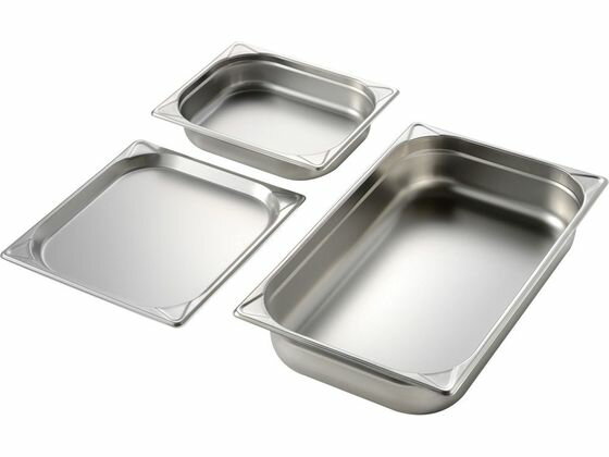 【マラソン限定★2,000円クーポン＆ポイント2倍】【お取り寄せ】MTI 18-8GNパン 2 3 65mm EM8023065 ホテルパン ガストロノームパン ボウル ザル バット 厨房 キッチン