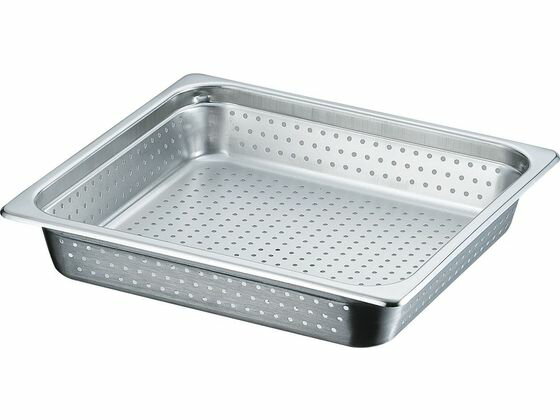 【マラソン限定★2,000円クーポン＆ポイント2倍】【お取り寄せ】本間製作所 KO18-8穴明ホテルパン 1 1 65mm ホテルパン ガストロノームパン ボウル ザル バット 厨房 キッチン