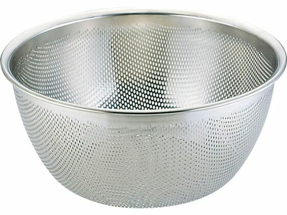 【スーパーSALE★クーポン＆11日9:59迄ポイント2倍】 【お取り寄せ】三宝産業 UK18-8 HACCP対応 パンチング深型ざる 33cm ザル ボウル バット 厨房 キッチン
