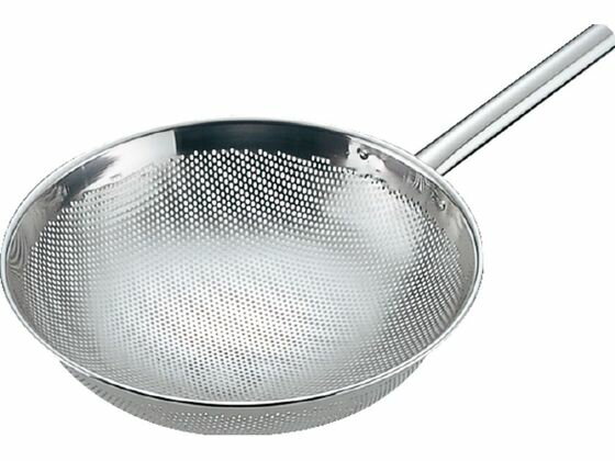 【お取り寄せ】三宝産業 UK 18-8 パンチング スクイザル 24cm (パイプ柄)