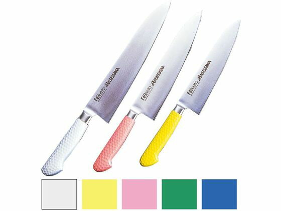 【お取り寄せ】抗菌 カラー包丁 牛刀 210mm ホワイト (MGK) 牛刀包丁 専門包丁 ナイフ 厨房 キッチン テーブル