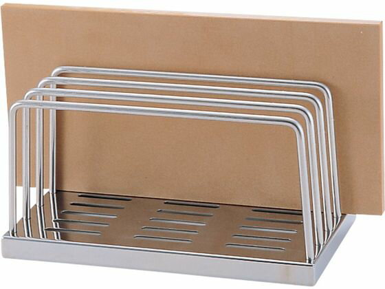 【マラソン限定★2,000円クーポン＆12日9:59迄ポイント2倍】 【お取り寄せ】エムテートリマツ MT18-8まな板立 (4枚立) PE まな板 まな板スタンド 専門包丁 ナイフ 厨房 キッチン テーブル