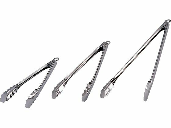 【マラソン限定2,000円OFFクーポン★4日20:00〜11日9:59迄ポイント2倍】【お取り寄せ】エムテートリマツ 18-0 万能トング フックストッパー付 大 トング 麺 パスタ道具 調理小物 厨房 キッチン テーブル