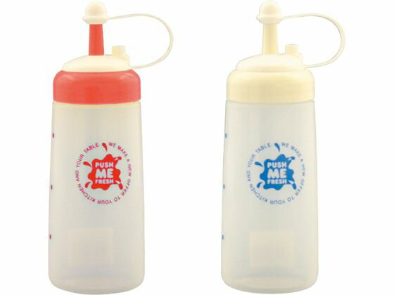 【レビュー投稿で100円OFFクーポン】【お取り寄せ】プッシュミー フレッシュ L レッド ME-400 泡立て 調味料入れ ロート 調理小物 厨房 キッチン