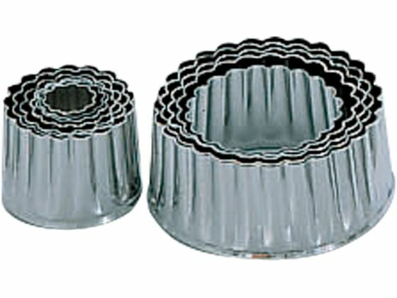 【レビュー投稿で100円OFFクーポン】【お取り寄せ】エムテートリマツ 18-8 パテ抜型 菊 (缶入) 12pcセット 抜き型 製菓 厨房 キッチン