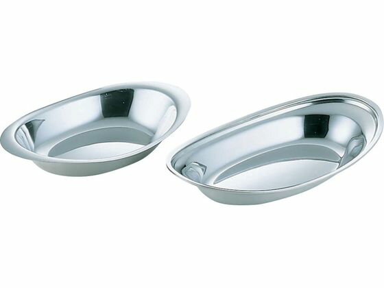 【レビュー投稿で100円OFFクーポン】【お取り寄せ】イケダ IKD 18-8カレー皿 大12 1 2吋 カヌー型皿 洋食器 キッチン テーブル