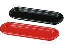 【レビュー投稿で100円OFFクーポン】【お取り寄せ】エンテック キノコオーバルトレー 黒 K-5110B カスターセット 卓上 厨房 キッチン テーブル