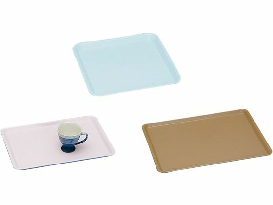 【マラソン限定★2000円クーポン＆ポイント2倍】蝶プラ工業 プルアップトレー 長角 #3120ブラウン サービストレー 配膳トレー 卓上 厨房 キッチン テーブル