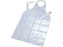 【レビュー投稿で100円OFFクーポン】【お取り寄せ】エンボス前掛 大 (25枚入) L 使い捨てエプロン 作業用靴下 靴カバー エプロン 作業用手袋