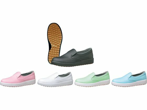 楽天ココデカウ【レビュー投稿で100円OFFクーポン】【お取り寄せ】ミドリ安全 ハイグリップ 作業靴 H-700N 26.5cm 白 クリーンシューズ クリーン対策 静電気対策