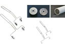 【レビュー投稿で100円OFFクーポン】【お取り寄せ】エムテートリマツ 18-8 キャップ付 ローラーハンドル KSR-160CAP 業務用フローリングクリーナ...