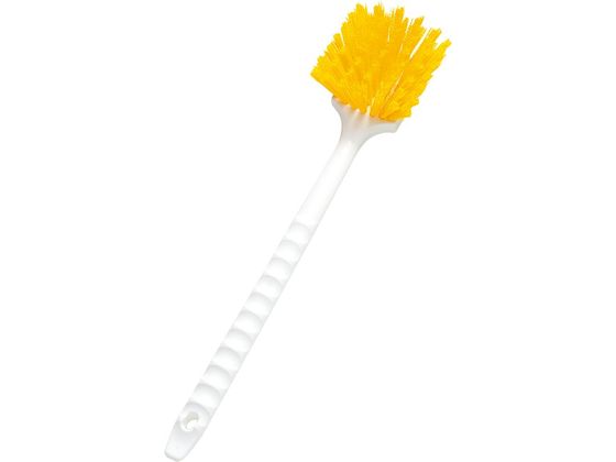 【エントリー＆リピート購入でポイント3倍！11日01:59迄】 【お取り寄せ】カーライル ロングハンドルブラシイエロー 4050104 タワシ ブラシ 清掃 衛生 水廻り 厨房 キッチン