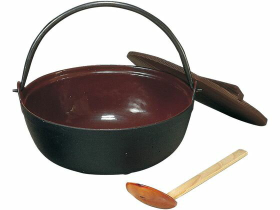 【レビュー投稿で100円OFFクーポン】【お取り寄せ】トキワ やまが鍋 401 18cm 茶ホーロー 宴会卓上 卓上 厨房 キッチン テーブル