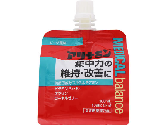 アリナミン製薬 アリナミン メディカルバランス ソーダ風味 100mL 健康補助食品 健康ドリンク 栄養補助食品 栄養ドリンク 健康食品 cocodecow-10918984 ココデカウ パッケージ画像