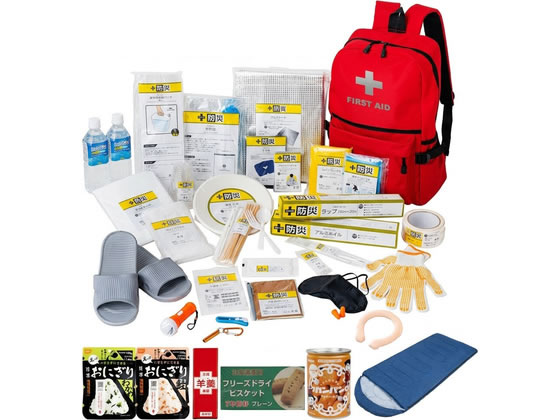 【メーカー直送】ファミリー・ライフ 防災士が選んだ防災用品39点セットDXII a36956【代引不可】非常用持ちだし袋 避難グッズ 防災 cocodecow-10918999 ココデカウ パッケージ画像