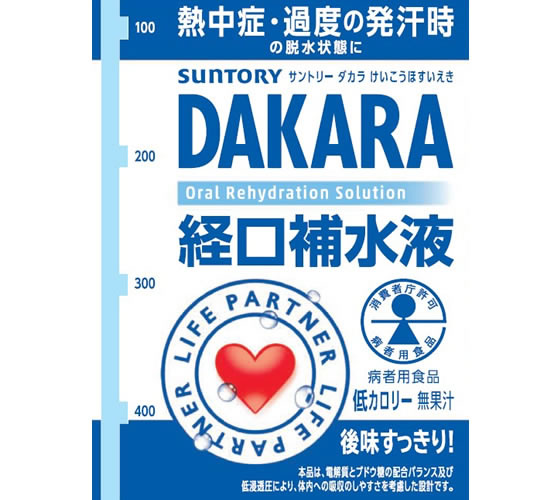 ココデカウのサントリー DAKARA経口補水液 500mL｜アングル3
