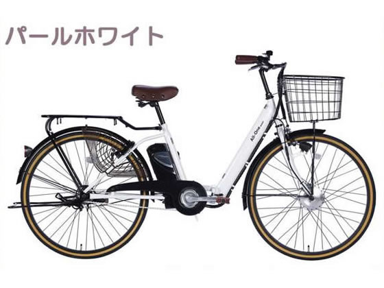 【商品説明】手元スイッチ付き。通勤・通学からアウトドアまで幅広いシーンで大活躍。【仕様】●本体サイズ：長さ：約1890mm×幅：約550mm×高さ：1000mm〜1060mm●サドル高さ：約770mm〜約880mm●ハンドル高さ：約1000mm〜約1060mm●本体重量：約25．7kg（バッテリーを含む）●フレーム：L型折り畳み式●ハンドルバー：中上がり●スタンド：両立スタンド●ギア：なし●駆動補助方式：前輪駆動式●モーター型式：直流ブラシレスDCモーター●定格出力：240W●前輪ブレーキ：キャリパーブレーキ●後輪ブレーキ：サーボブレーキ●灯火装置：バッテリー式前照灯●施錠方式：後輪サークル錠●適応身長：約145cm〜※個人差があります●メーカー：21Technology※一部組立がございます【ハンドル・前カゴ】【バッテリー仕様】●種類：軽量大容量　リチウムイオンバッテリー●電圧／容量：24V／7．8Ah●重量：約1560g【充電器】●型式：コンセント差し込み型●電源：交流　（AC）100V〜240V●充電時間：約3．5時間●重量：約520g●消費電力：約280VA●充電一回での走行距離：約35km※改良などにより予告なく、イラストや内容が一部実車と異なる場合があります。予めご了承ください。※寸法や重量などの数値は部品の製造誤差や仕様変更で変わる場合があります。予めご了承ください。※この車種は乗車重量が65kgで設計されておりますので、著しく重量がオーバーした状態で乗用された場合、各部の消耗度合、劣化度合が大きくなります（アシスト走行距離も短くなります）。※全ての自転車は出荷前に点検調整済みですが、運送時に調整が狂う可能性があるため、変速機とブレーキは再調整してください。※保証期間は1年間で、詳しくは説明書をご確認ください。商品到着後7日以内の初期点検をお願い致します。※電動アシスト自転車につきましては、バッテリーが別発送となります。【別途送料について】沖縄・離島・北海道や山間部へのお届けの場合、別途送料の発生、もしくはお届けができない場合がございます。別途送料が発生する場合、ご注文後、翌営業日中にご案内いたします。【時間指定について】お届け日時の指定は承れません。 【備考】※配送中の傷・凹みは保証外です。※メーカーで欠品・納期未定の場合は注文キャンセルの場合があります。お客様のご都合により商品の受取ができなかった場合、キャンセル費用をご負担いただきます。※お客様都合による返品をお受けできない商品です。詳細はご利用ガイドをご参照ください【検索用キーワード】21Technology　21テクノロジー　電動アシスト自転車　手元スイッチ　折り畳み式　折りたたみ　26インチ　パールホワイト　電動自転車　アシスト自転車　前輪駆動　直流ブラシレスモーター　DCモーター　240W　軽量大容量バッテリー　リチウムイオンバッテリー　24V　7．8Ah　約25．7kg　両立スタンド　キャリパーブレーキ　サーボブレーキ　後輪サークル錠　通勤用自転車　通学用自転車　アウトドア自転車　折畳み自転車　自転車　自転車　電動アシスト自転車　R754NW電動アシスト　26インチ　オールワン