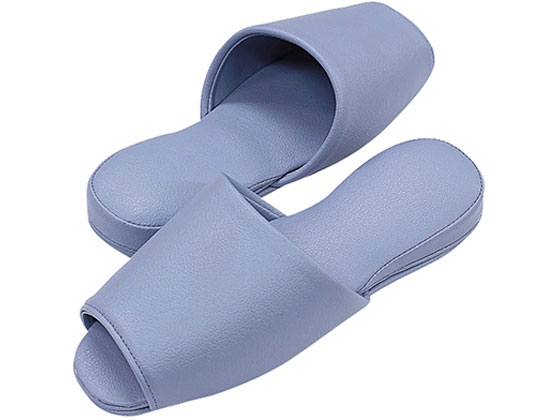 【楽天スーパーSALE限定★ポイント2倍＆2,000円クーポン】【お取り寄せ】アズワン スリッパ(抗菌カラーテンダー)前開きタイプ ブルー シューズ スリッパ サンダル 医療向け スタッフウエア 白衣 ナースシューズ 看護 医療