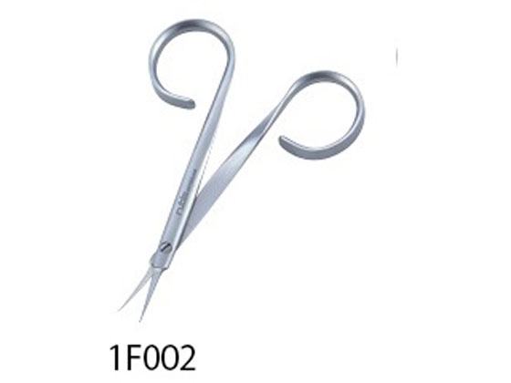 【レビュー投稿で100円OFFクーポン】【お取り寄せ】アズワン ネイルハサミ[RUBIS(R)] 甘皮用 90mm 1F00..