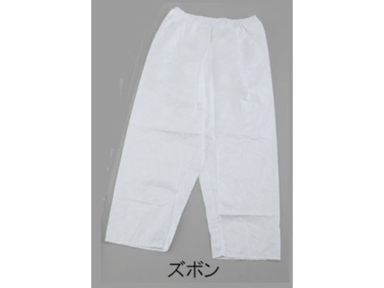 【レビュー投稿で100円OFFクーポン】【お取り寄せ】アゼアス タイベック(R)ディスポウェア ズボン L 3580-L 防護服 ウェア 保護衣 安全保護