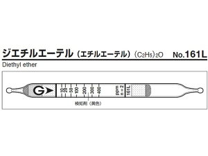 【お取り寄せ】ガステック ガス検知管 ジエチルエーテル 161L ガス検知管 大気 ガス 計測 研究用