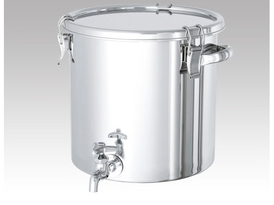 乐天商城 - 【レビュー投稿で100円OFFクーポン】【お取り寄せ】日東金属工業 蛇口付容器 10L CTH-W-24 タンク 金属製 金属容器 計量器