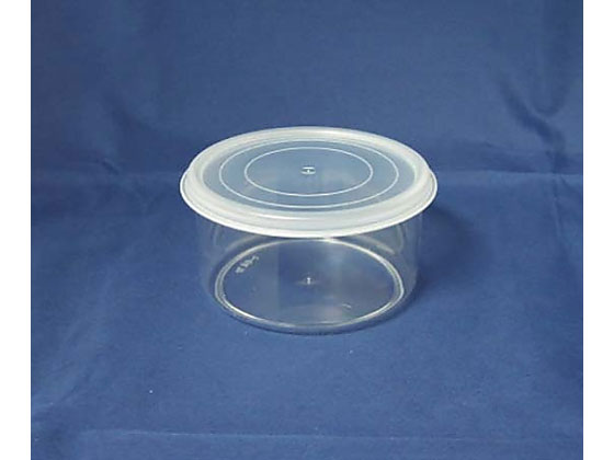 【ポイント2倍★22日20:00〜27日9:59迄】【お取り寄せ】アズワン シール容器 φ80mm 200mL 80-1 小型容器 樹脂製 樹脂容器 計量器