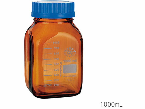Rakuten - 【レビュー投稿で100円OFFクーポン】【お取り寄せ】SIMAX 広口メディウム瓶 遮光 5000mL 2080M H5000 ボトル ガラス製 ガラス容器 計量器