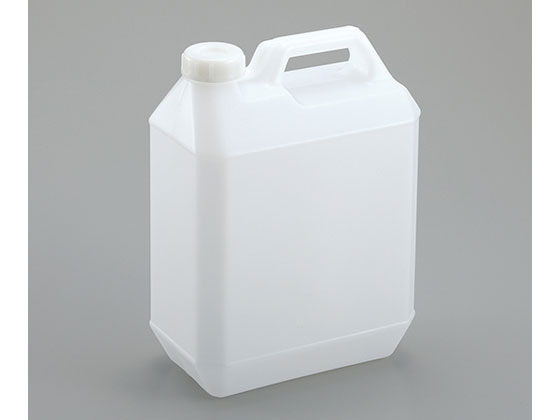 アズワン 角型ボトル(脈動防止タイプ) 4LS型 ポリタンク 扁平缶 バッグインコンテナ 樹脂容器 計量器