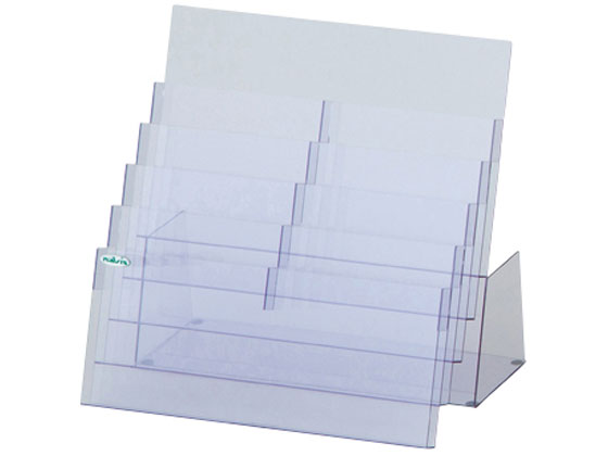 【レビュー投稿で100円OFFクーポン】送料無料【お取り寄せ】ナビス パンフレットラック(A4サイズ対応) PRK2-5 マガジンラック スタンド 告知物 待合備品 医療 看護