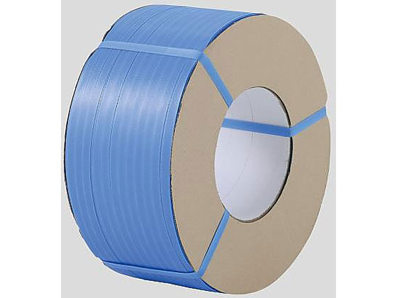 【レビュー投稿で100円OFFクーポン】送料無料【お取り寄せ】アズワン PPバンド(機械締め)12mm×3000m 青..