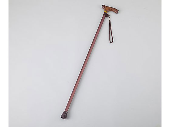 【ブラックフライデー限定★27日9:59迄店内ポイント2倍】送料無料 【お取り寄せ】アズワン カラーステッキ(一本杖 ブラウン) 108 ステッキ 車椅子 歩行...