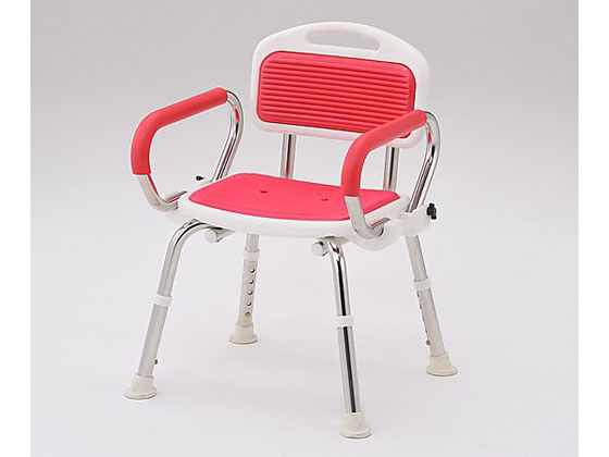 【レビュー投稿で100円OFFクーポン】送料無料【お取り寄せ】アズワン 業務用シャワー椅子(ステンレスフ..